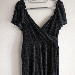 Express Black and White Mini Dress